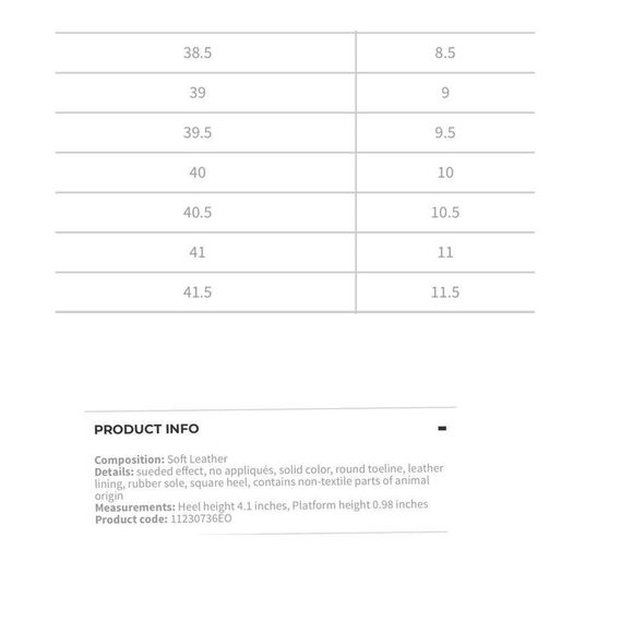 Vera Pelle Black Suede Shoes Sz 40 (10) NWOT - Picture 8 of 8